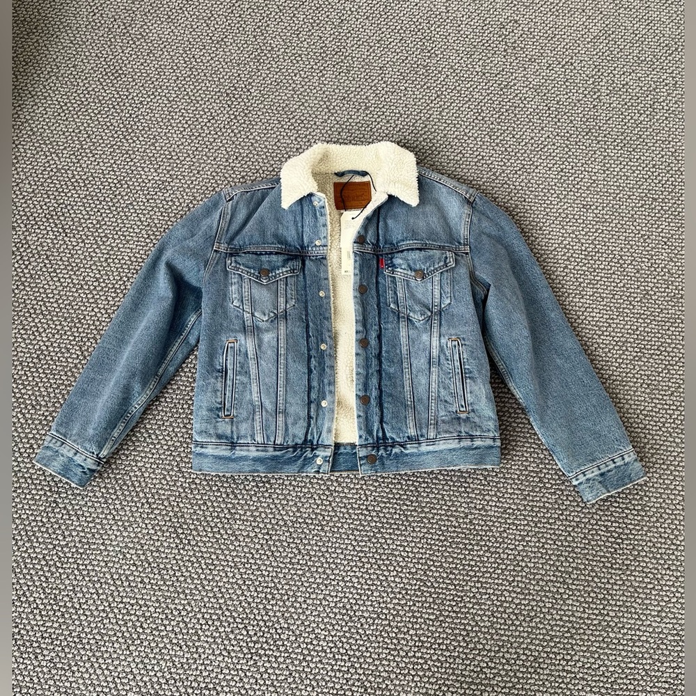 Women’s Levi Ex-Boyfriend Trucker Sherpa Jacket
